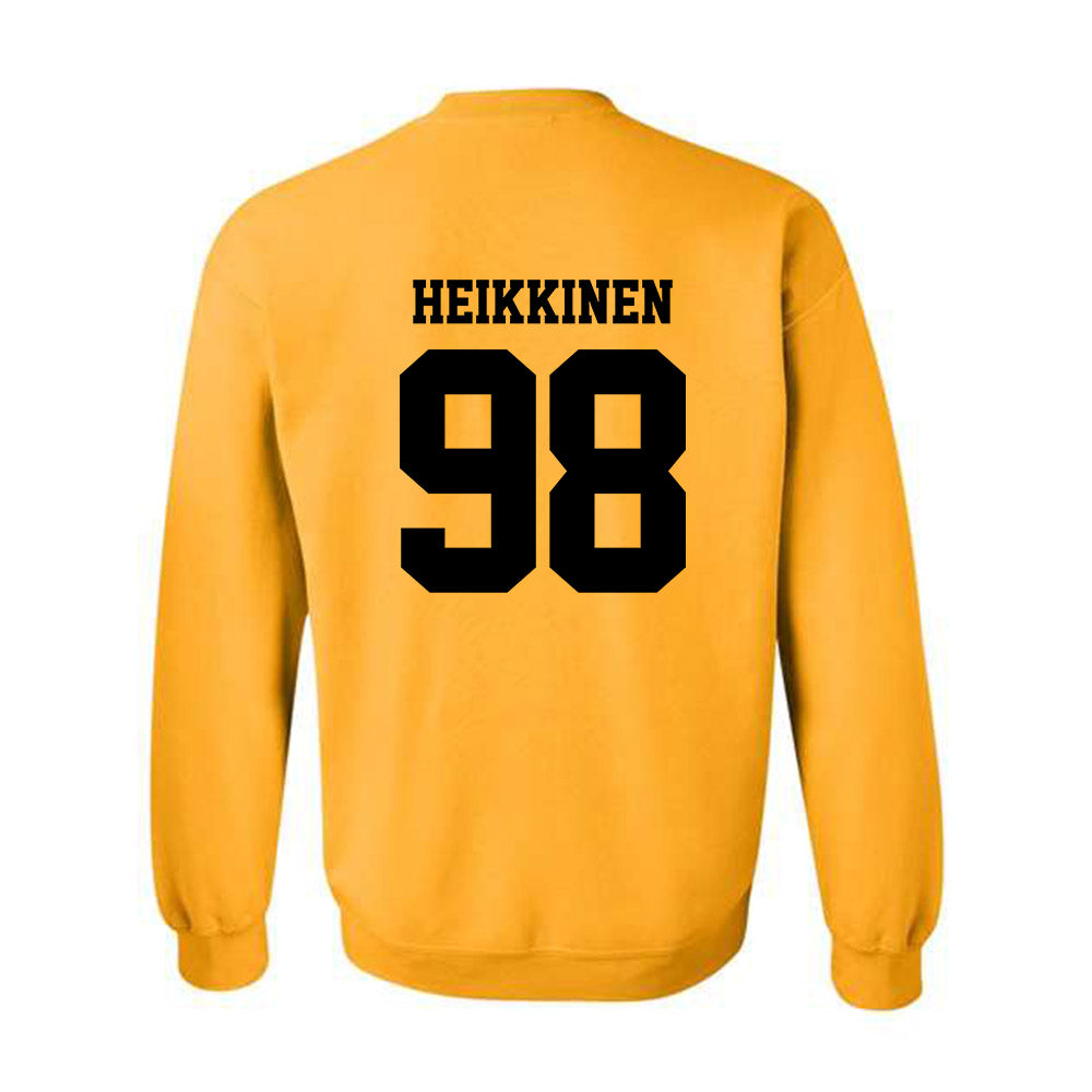 Michigan Tech - NCAA Football : Gauge Heikkinen - Classic Shersey Crewneck Sweatshirt-1
