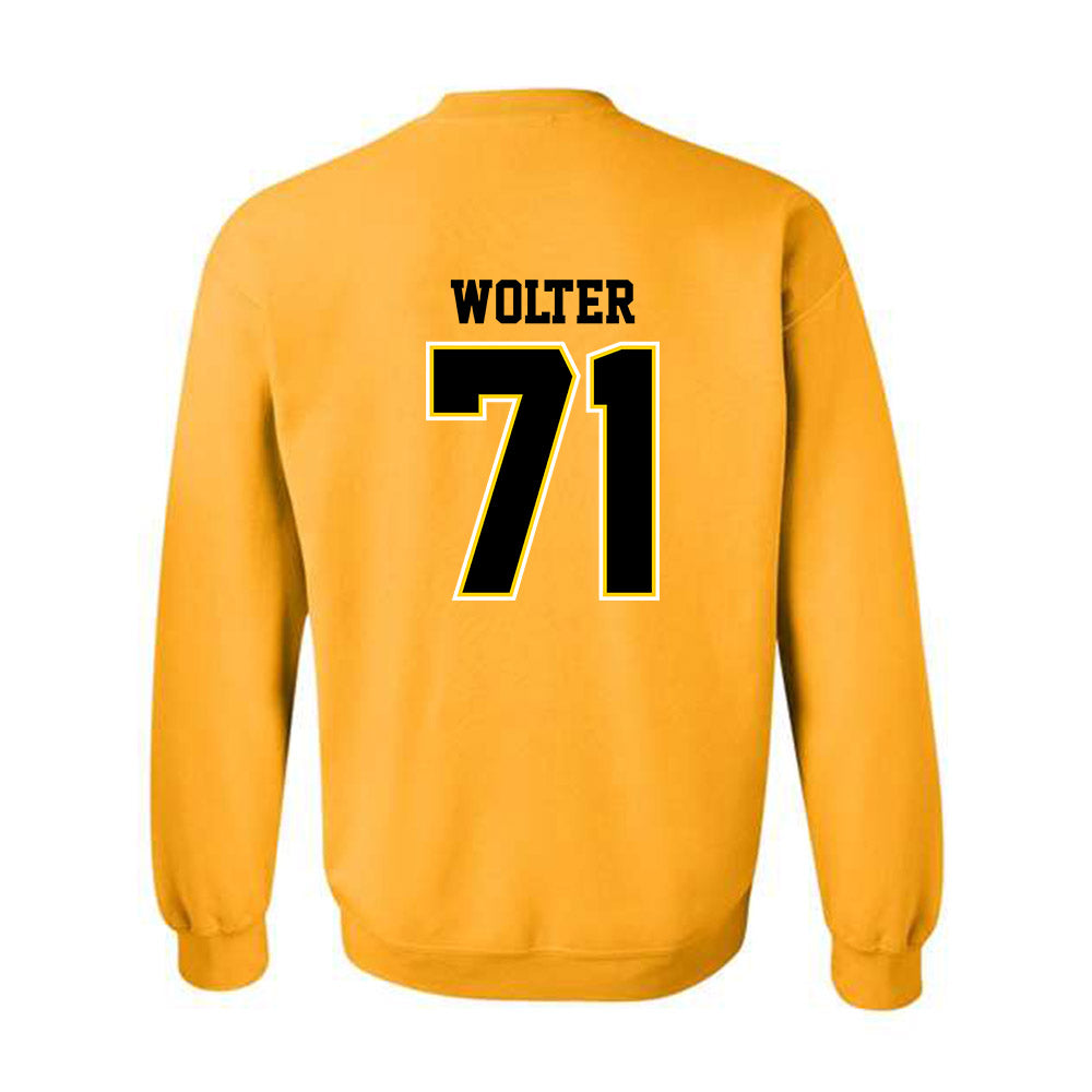 Michigan Tech - NCAA Football : Mason Wolter - Classic Shersey Crewneck Sweatshirt-1