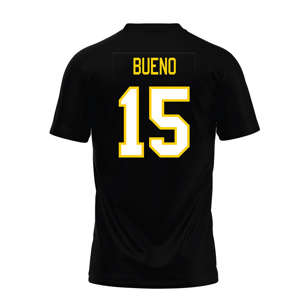 Michigan Tech - NCAA Football : Alex Bueno - Black Premium Football Jersey-1