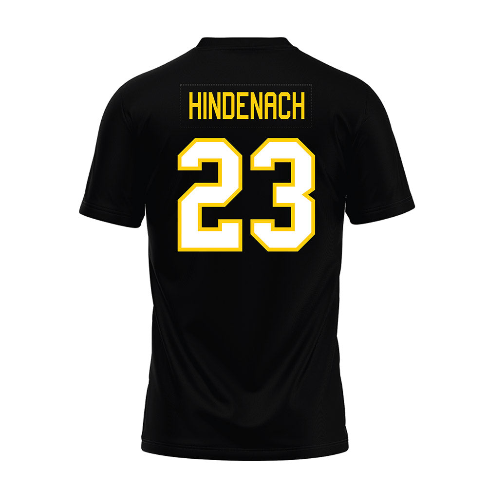 Michigan Tech - NCAA Football : Kolby Hindenach - Black Premium Football Jersey