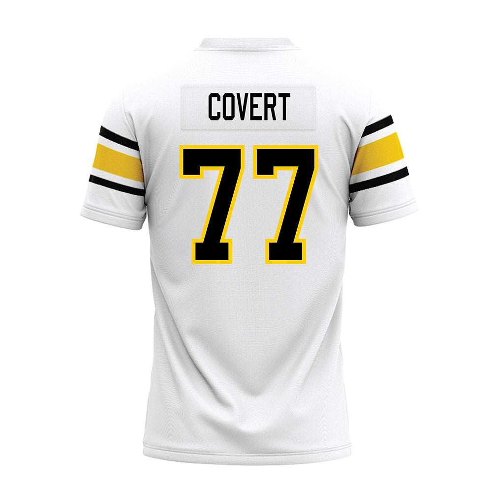 Michigan Tech - NCAA Football : Andrew Covert - White Premium Football Jersey
