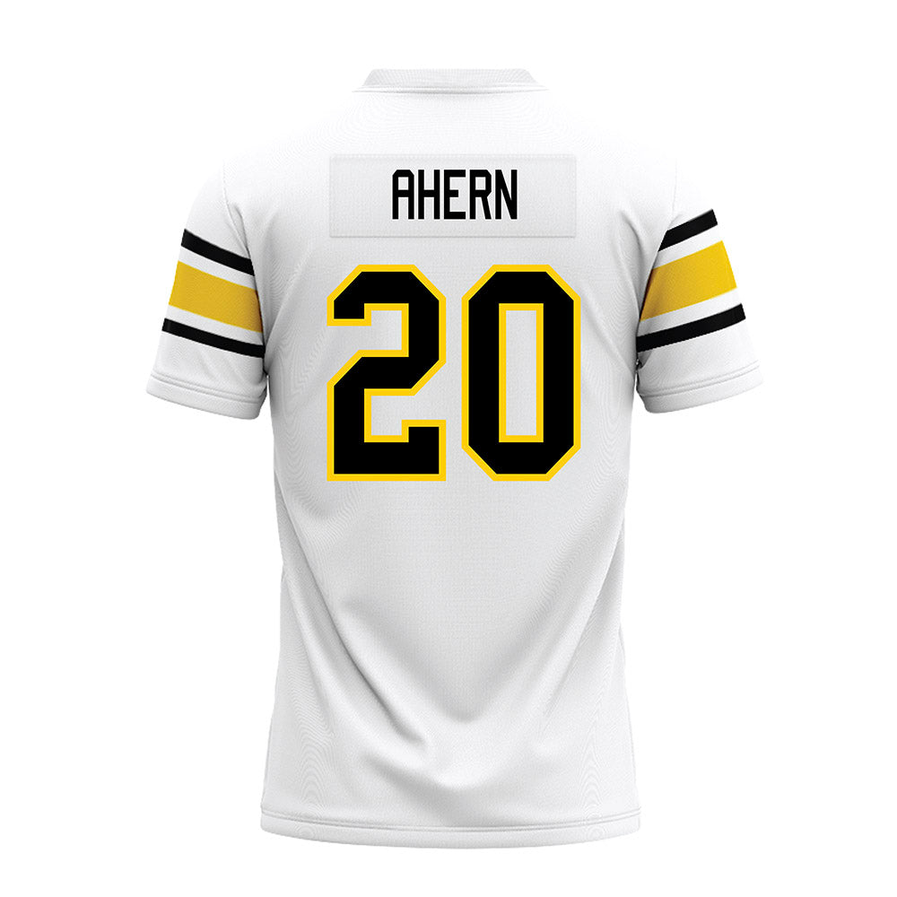 Michigan Tech - NCAA Football : Sam Ahern - White Premium Football Jersey