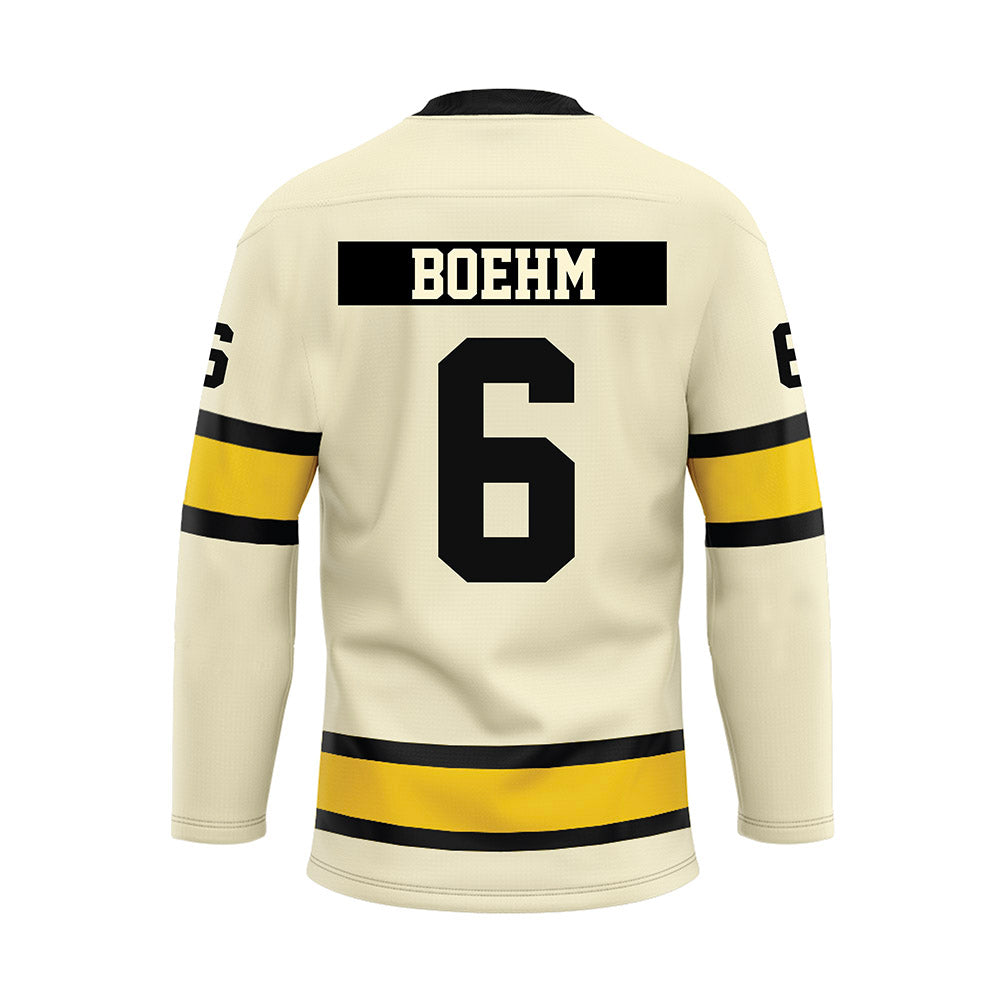 Michigan Tech - NCAA Men's Ice Hockey : Brayden Boehm - Hockey Jersey-1