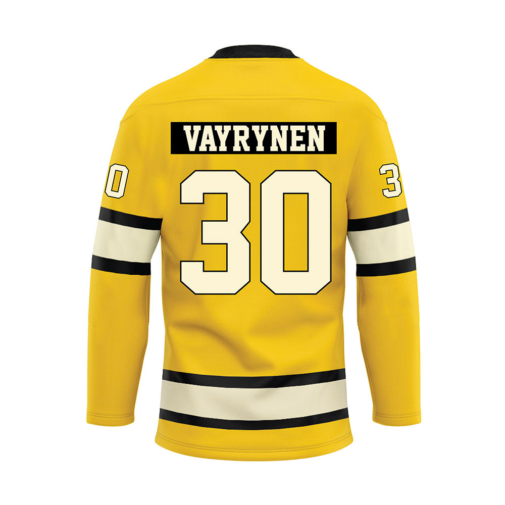 Michigan Tech - NCAA Men's Ice Hockey : Max Vayrynen - Hockey Jersey