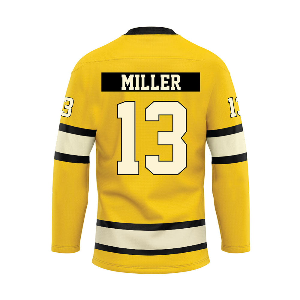 Michigan Tech - NCAA Men's Ice Hockey : Tyler Miller - Hockey Jersey