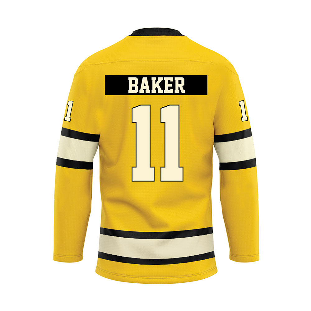 Michigan Tech - NCAA Men's Ice Hockey : Owen Baker - Hockey Jersey