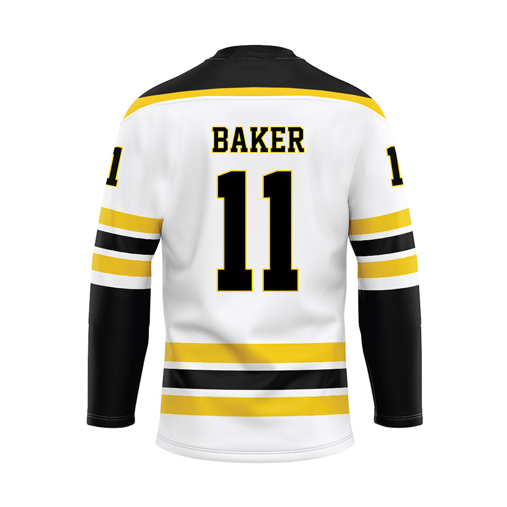 Michigan Tech - NCAA Men's Ice Hockey : Owen Baker - Hockey Jersey