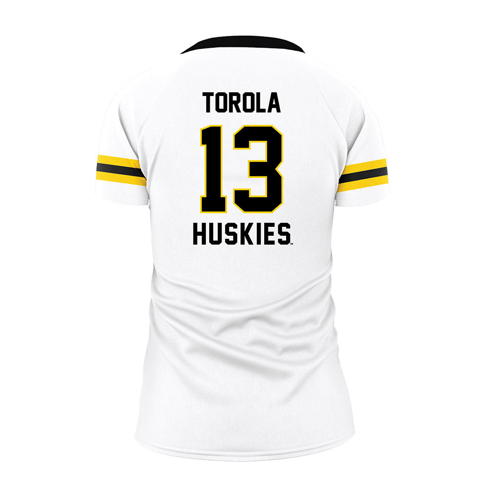 Michigan Tech - NCAA Women's Volleyball : Madelyn Torola - White Volleyball Jersey-1