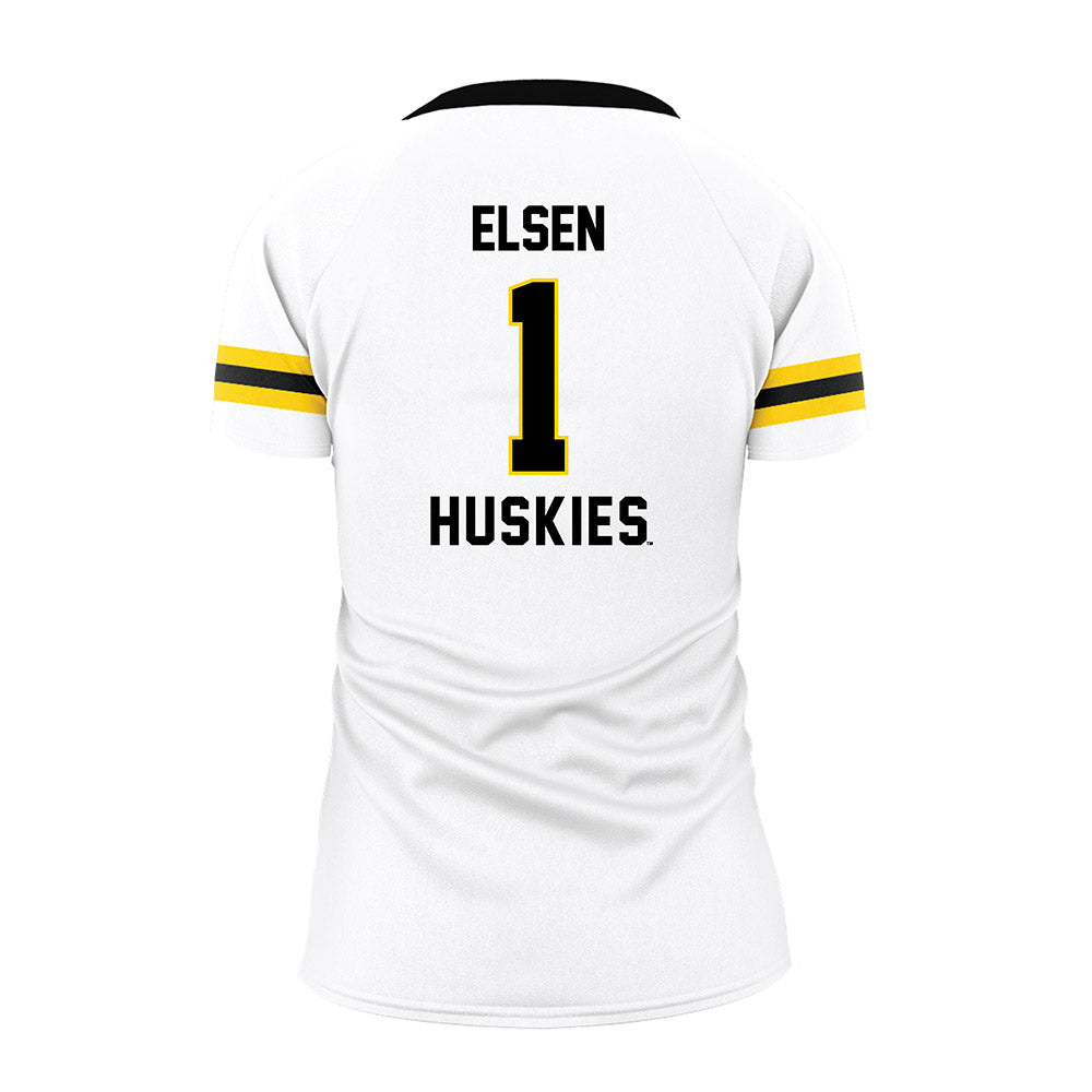 Michigan Tech - NCAA Women's Volleyball : Madelyn Elsen - White Volleyball Jersey