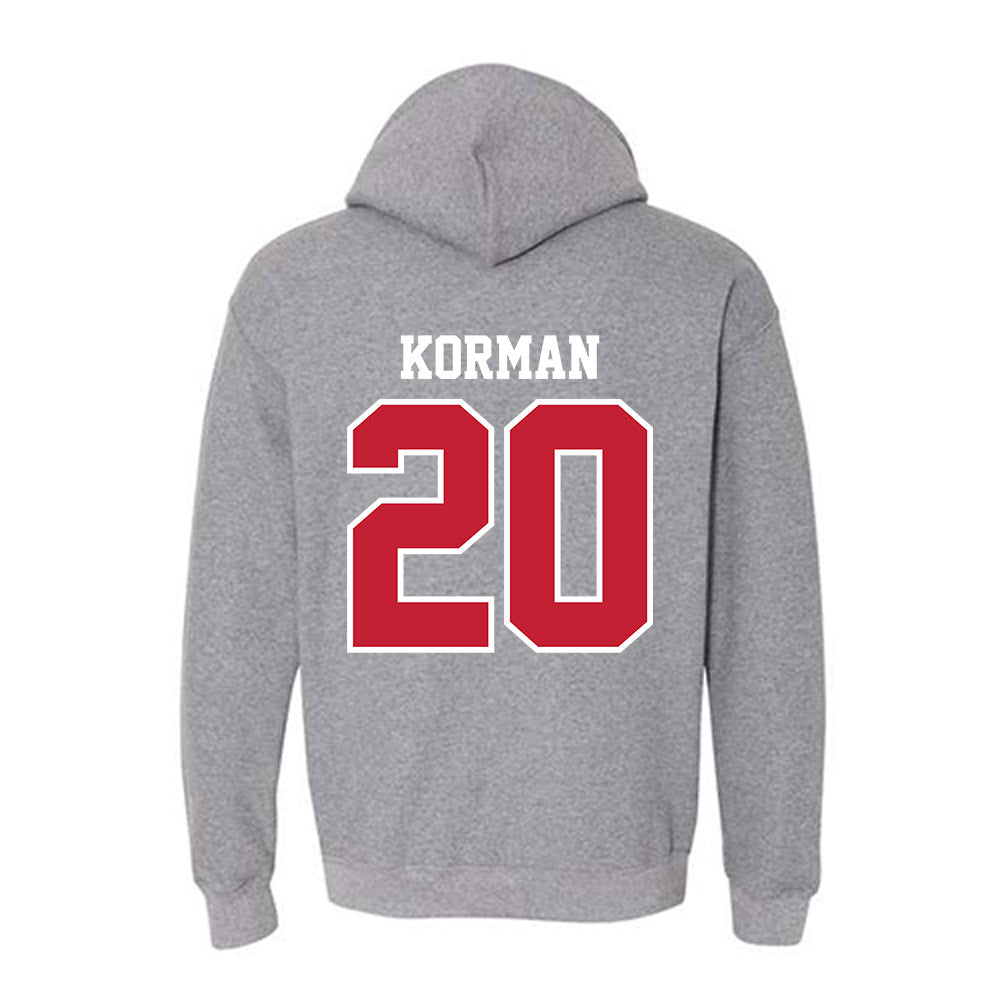 UW River Falls - NCAA Men's Ice Hockey : Parker Korman - Classic Shersey Hooded Sweatshirt-1