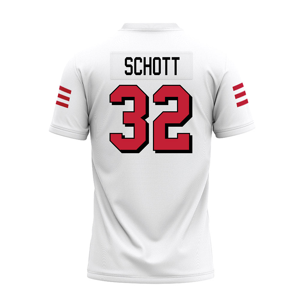 Miami of Ohio - NCAA Football : James Schott - 2024 White Premium Football Jersey-1