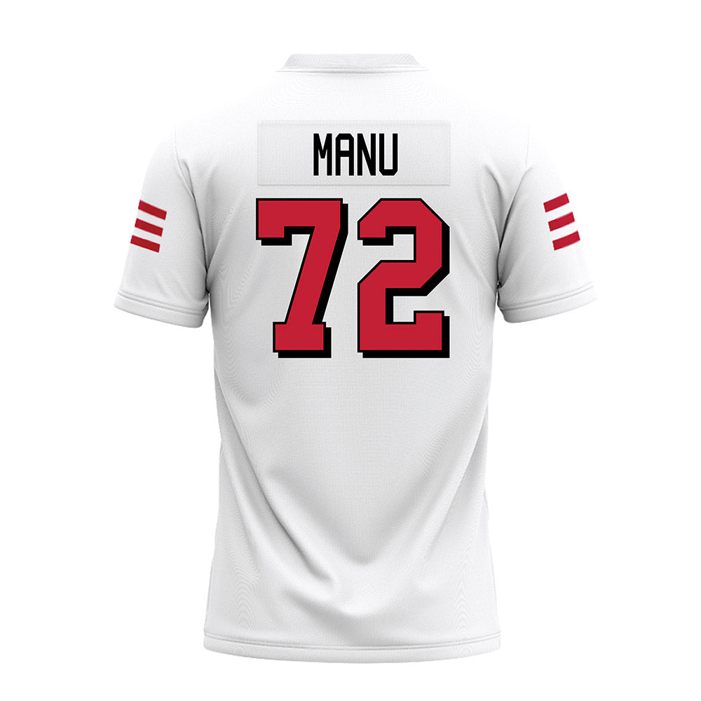 Miami of Ohio - NCAA Football : Kris Manu - 2024 White Premium Football Jersey-1