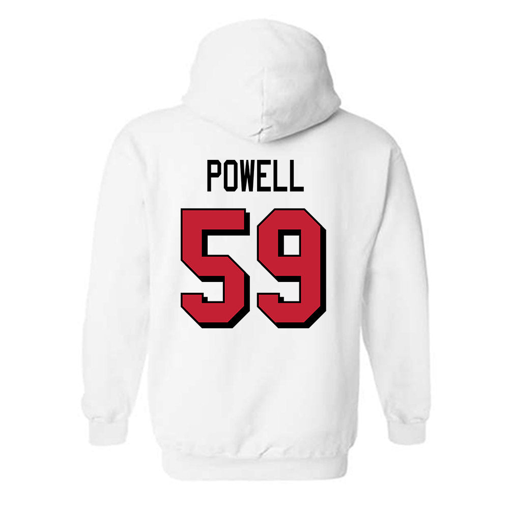 Miami of Ohio - NCAA Football : Hudson Powell - 2024 Replica Shersey Hooded Sweatshirt-1