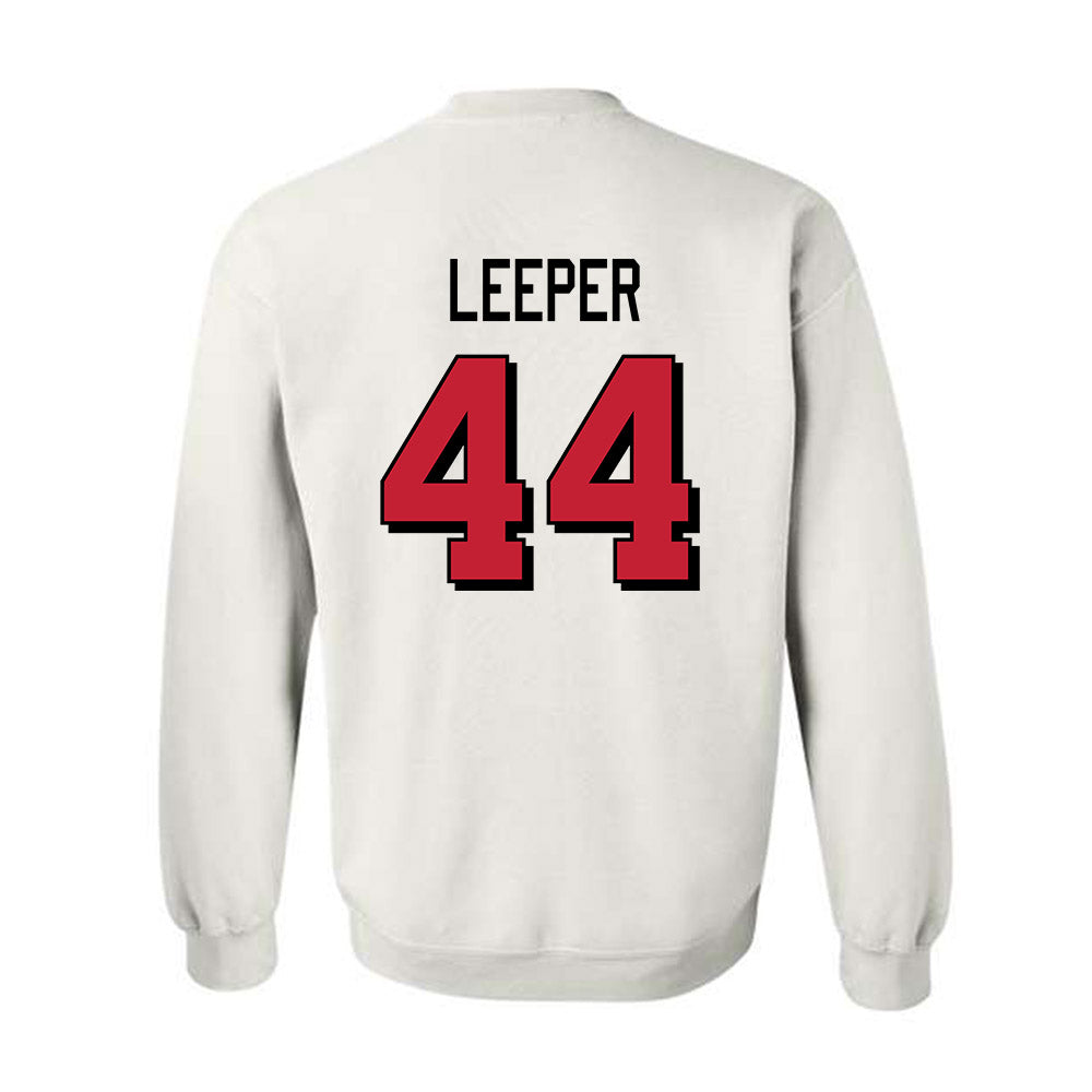 Miami of Ohio - NCAA Football : Grant Leeper - 2024 Replica Shersey Crewneck Sweatshirt-1
