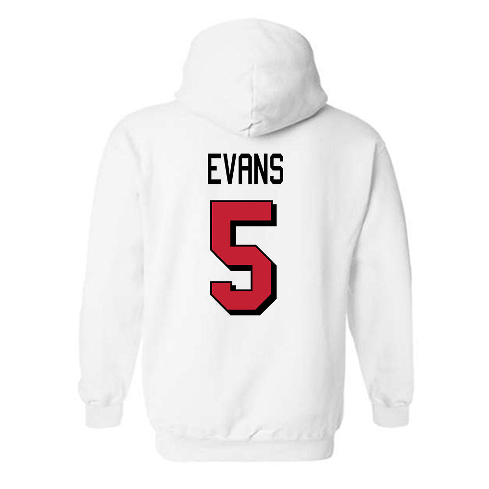Miami of Ohio - NCAA Football : Luke Evans - 2024 Replica Shersey Hooded Sweatshirt-1