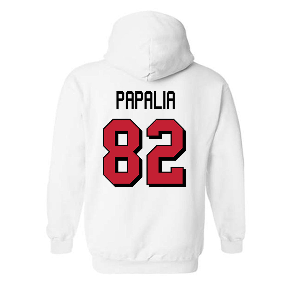 Miami of Ohio - NCAA Football : Paolo Papalia - 2024 Replica Shersey Hooded Sweatshirt-1