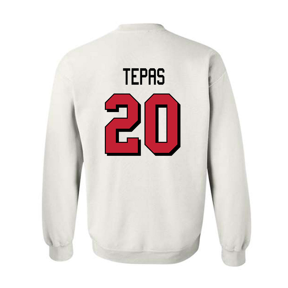 Miami of Ohio - NCAA Football : Ian Tepas - 2024 Replica Shersey Crewneck Sweatshirt-1