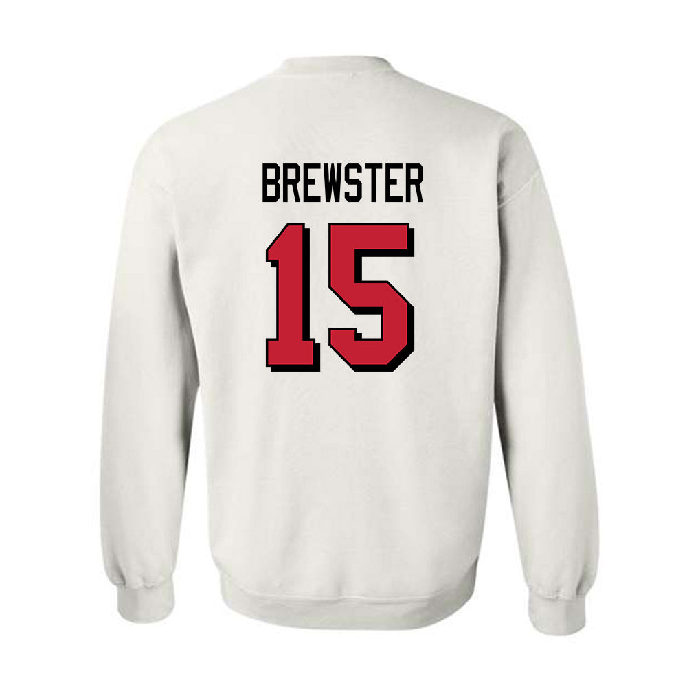 Miami of Ohio - NCAA Football : Harrison Brewster - 2024 Replica Shersey Crewneck Sweatshirt-1
