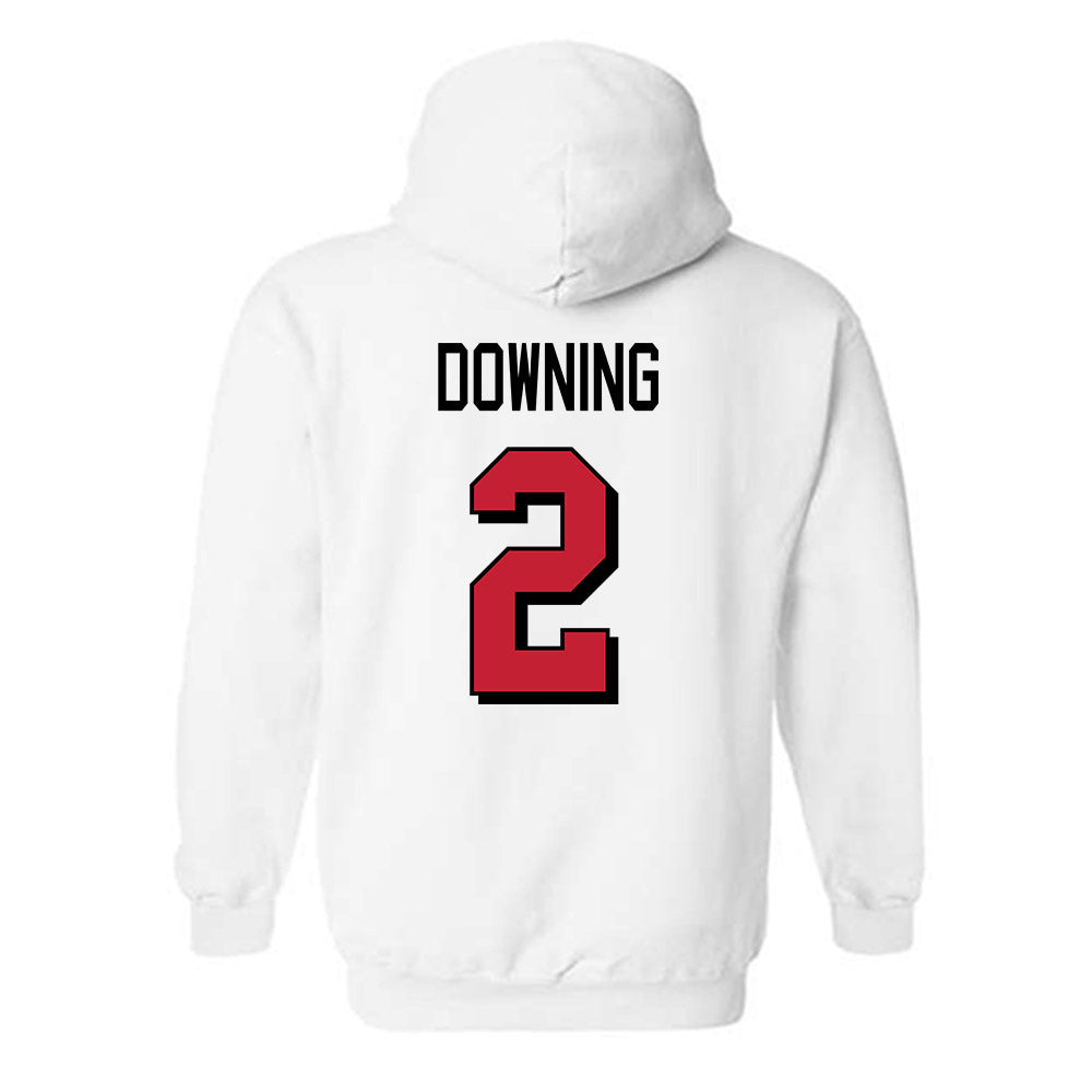 Miami of Ohio - NCAA Football : Dylan Downing - 2024 Replica Shersey Hooded Sweatshirt