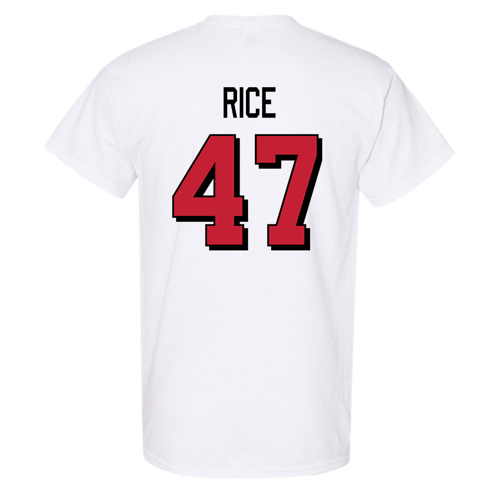 Miami of Ohio - NCAA Football : Brach Rice - 2024 Replica Shersey T-Shirt-1