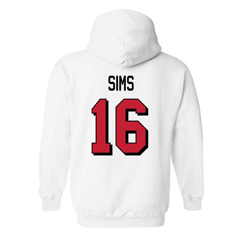 Miami of Ohio - NCAA Football : Ryan Sims - 2024 Replica Shersey Hooded Sweatshirt-1