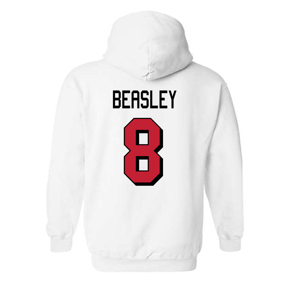 Miami of Ohio - NCAA Football : Koy Beasley - 2024 Replica Shersey Hooded Sweatshirt-1