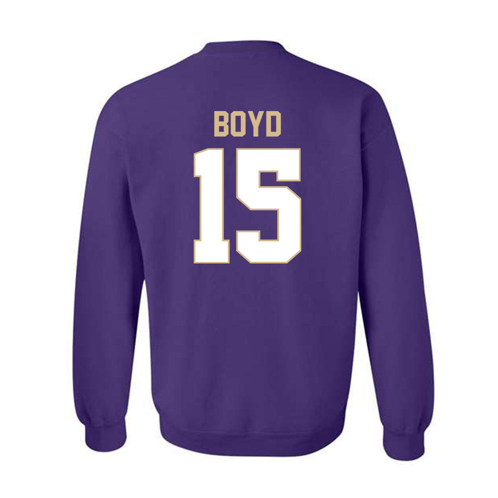 Western Carolina - NCAA Football : Jai Boyd - Classic Shersey Crewneck Sweatshirt-1