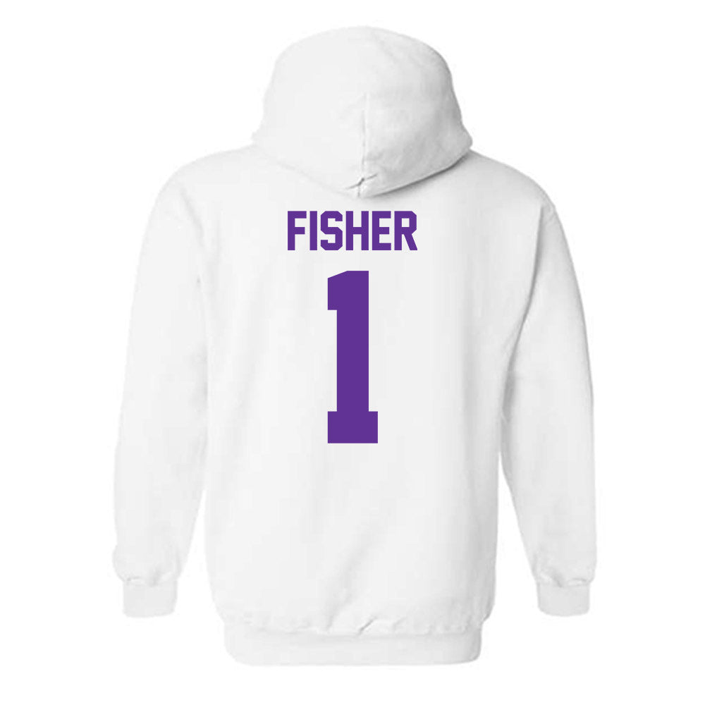 Western Carolina - NCAA Football : Caleb Fisher - Classic Shersey Hooded Sweatshirt-1