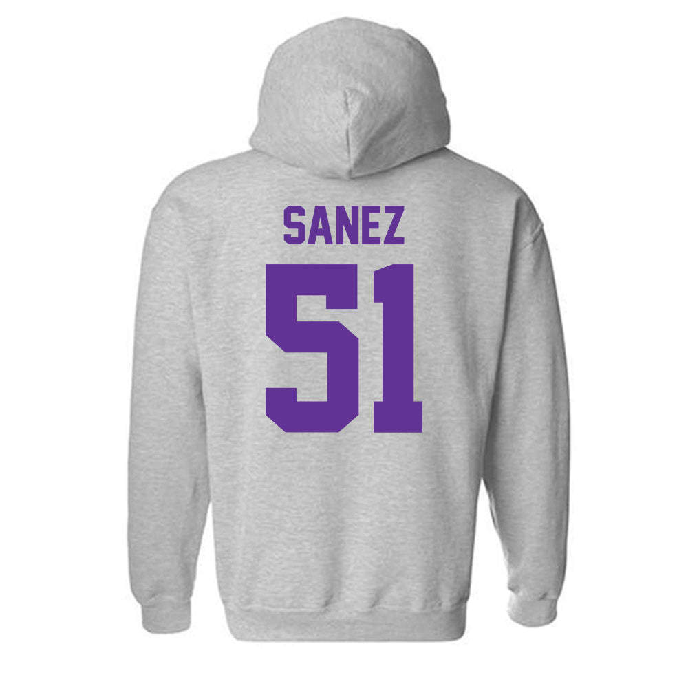 Western Carolina - NCAA Football : Aaron Sanez - Classic Shersey Hooded Sweatshirt-1