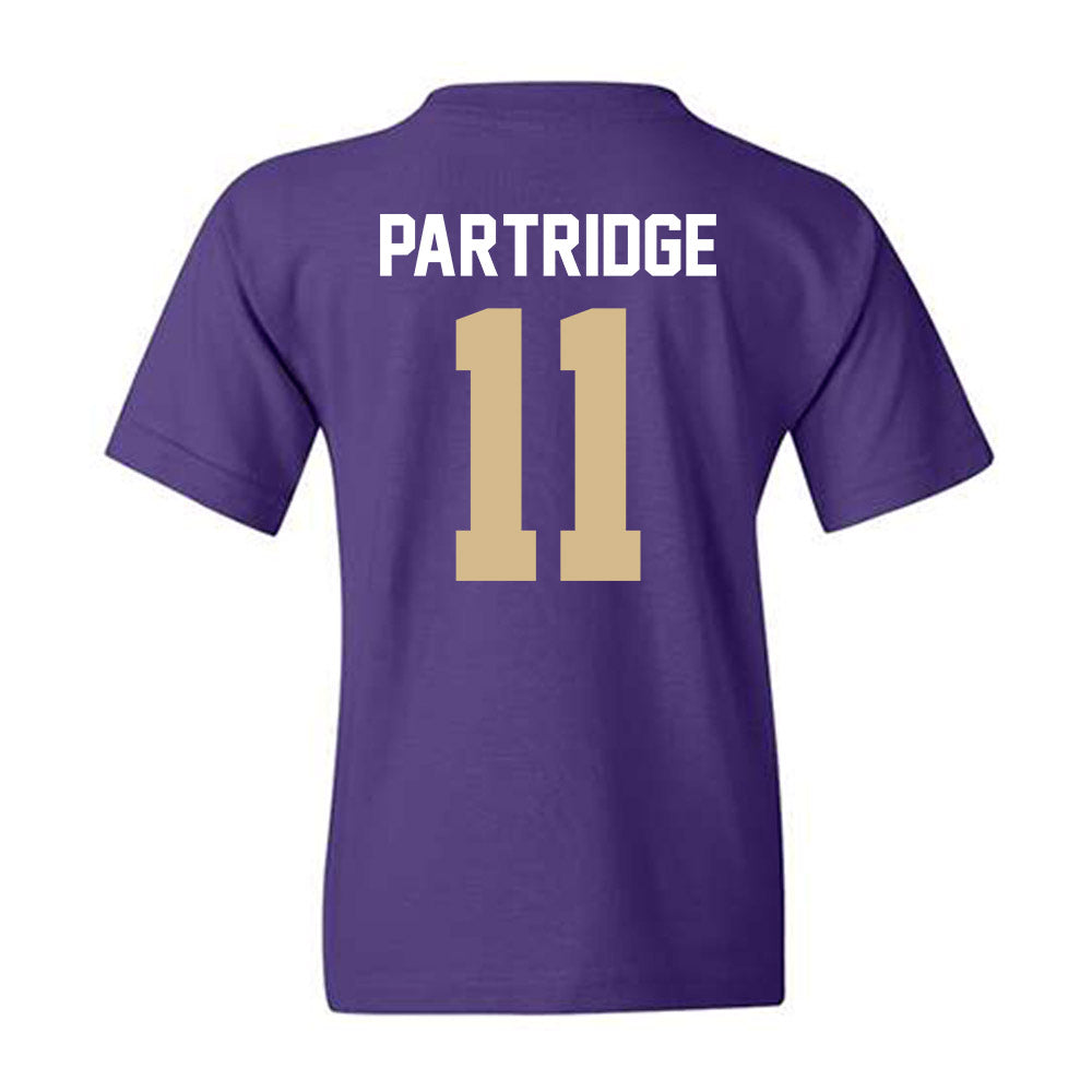 Western Carolina - NCAA Football : Kenyon Partridge - Classic Shersey Youth T-Shirt-1