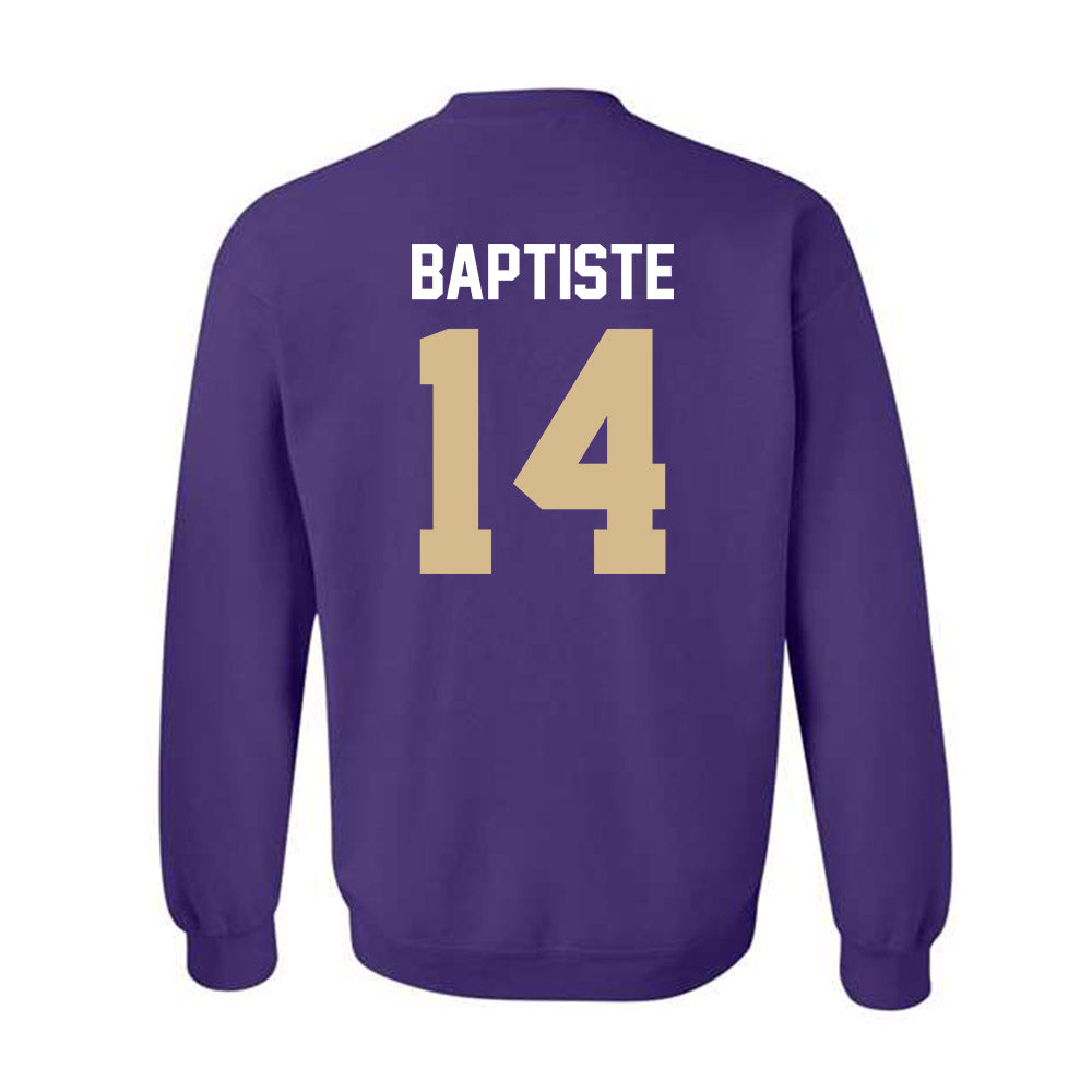 Western Carolina - NCAA Football : vanier Baptiste - Classic Shersey Crewneck Sweatshirt-1