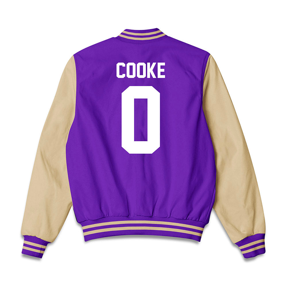 Western Carolina - NCAA Football : Cole Cooke - Bomber Jacket-1