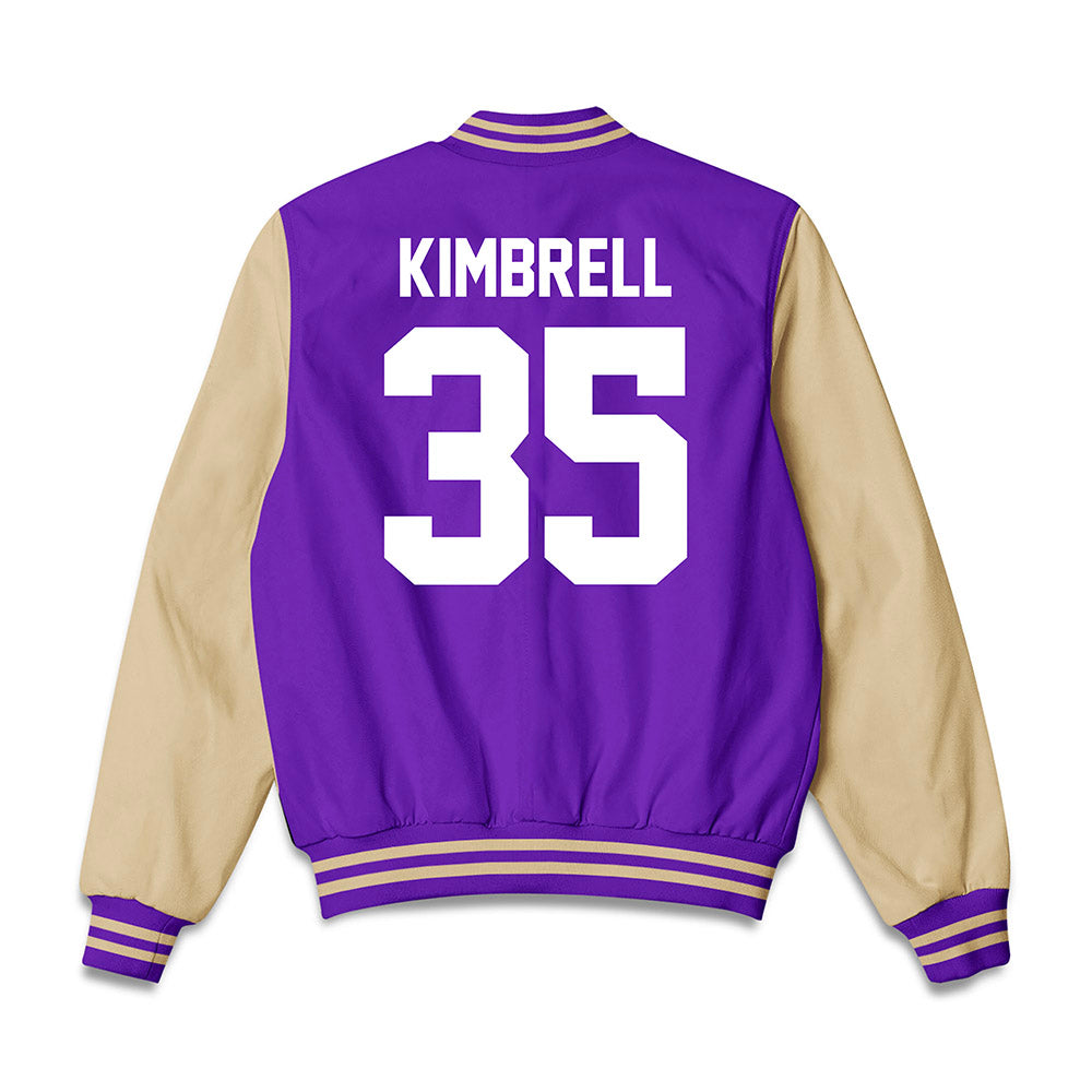 Western Carolina - NCAA Baseball : Bryant Kimbrell - Bomber Jacket-1