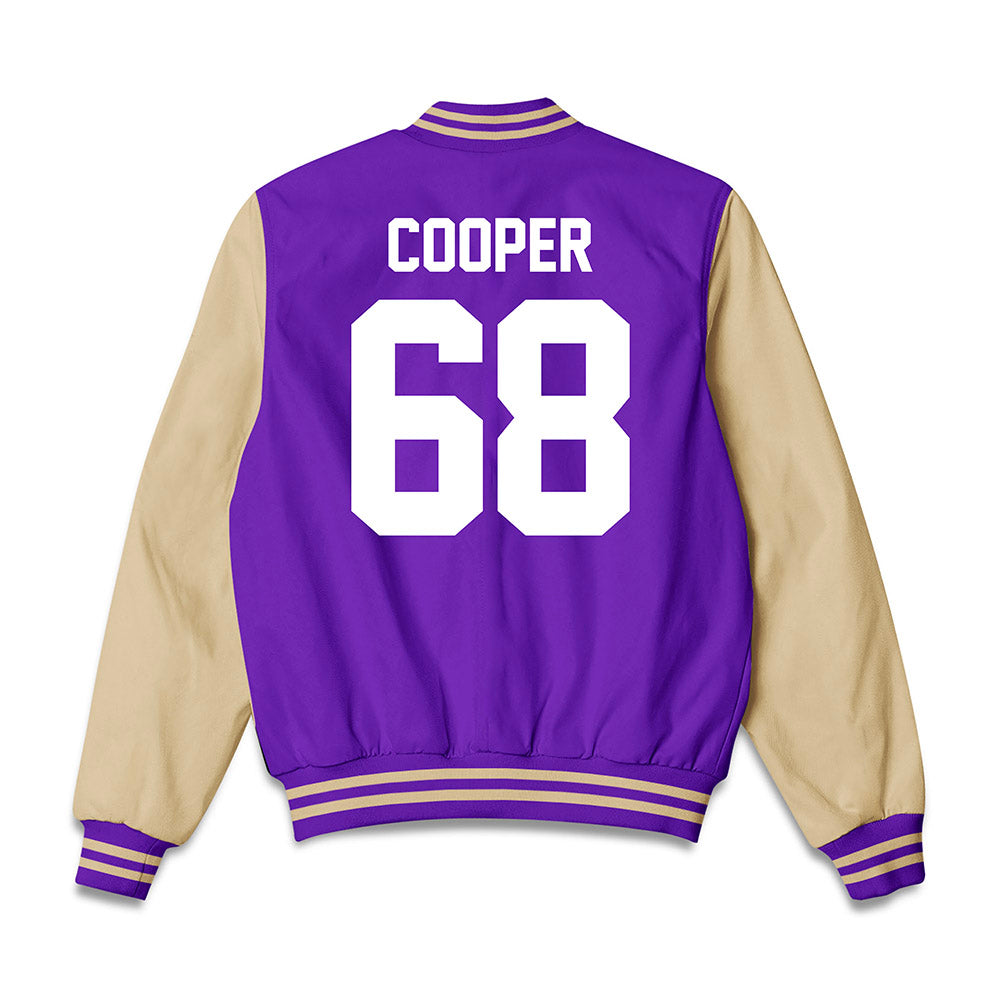 Western Carolina - NCAA Football : Aidan Cooper - Bomber Jacket-1