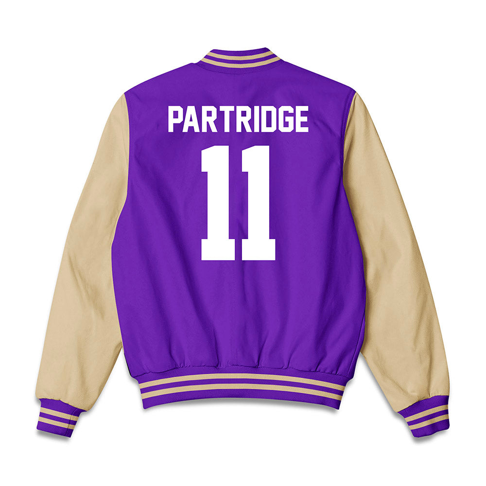 Western Carolina - NCAA Football : Kenyon Partridge - Bomber Jacket-1