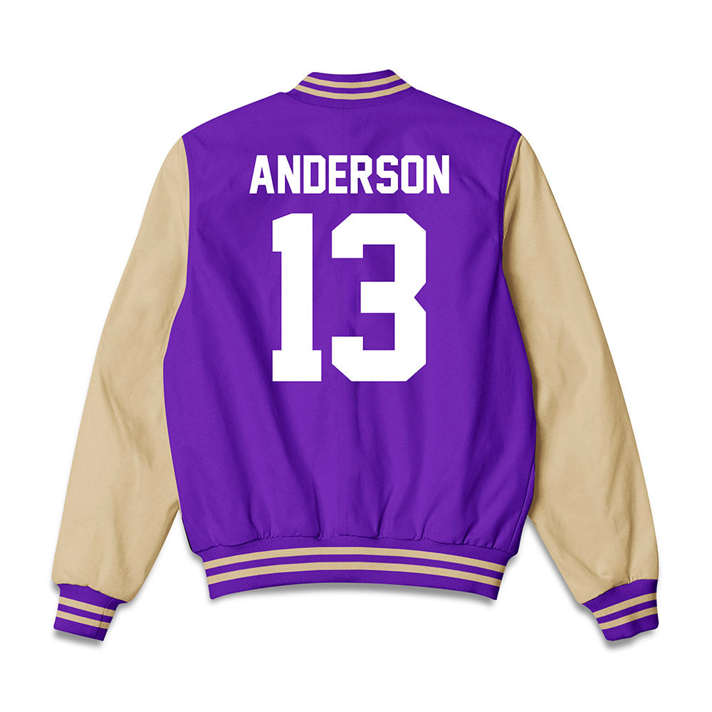 Western Carolina - NCAA Football : Armond Anderson - Bomber Jacket-1