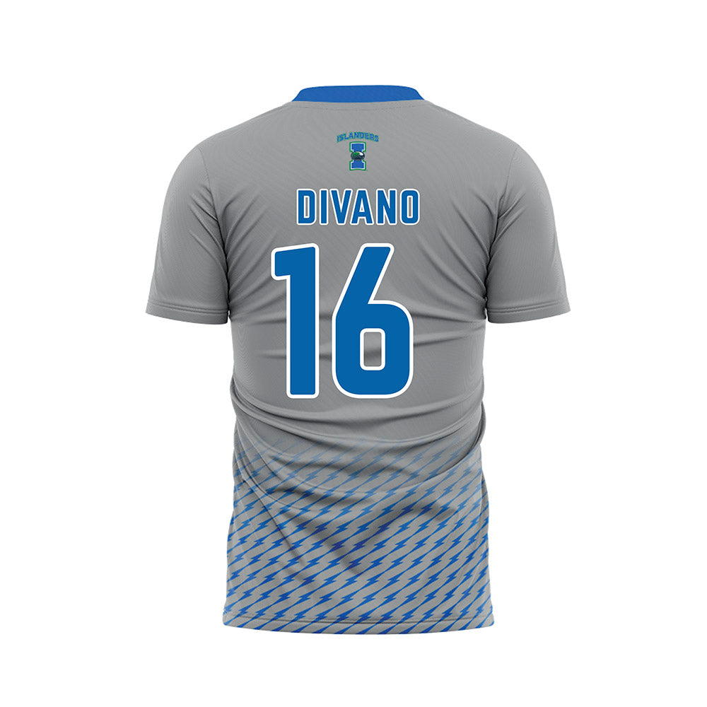 Texas A&M Corpus Christi - NCAA Women's Soccer : Alisa Divano - Grey Soccer Jersey-1