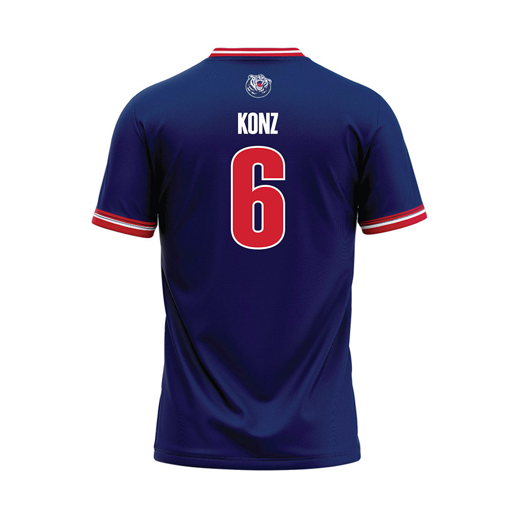 Belmont - NCAA Softball : Emily Konz - Navy Jersey-1