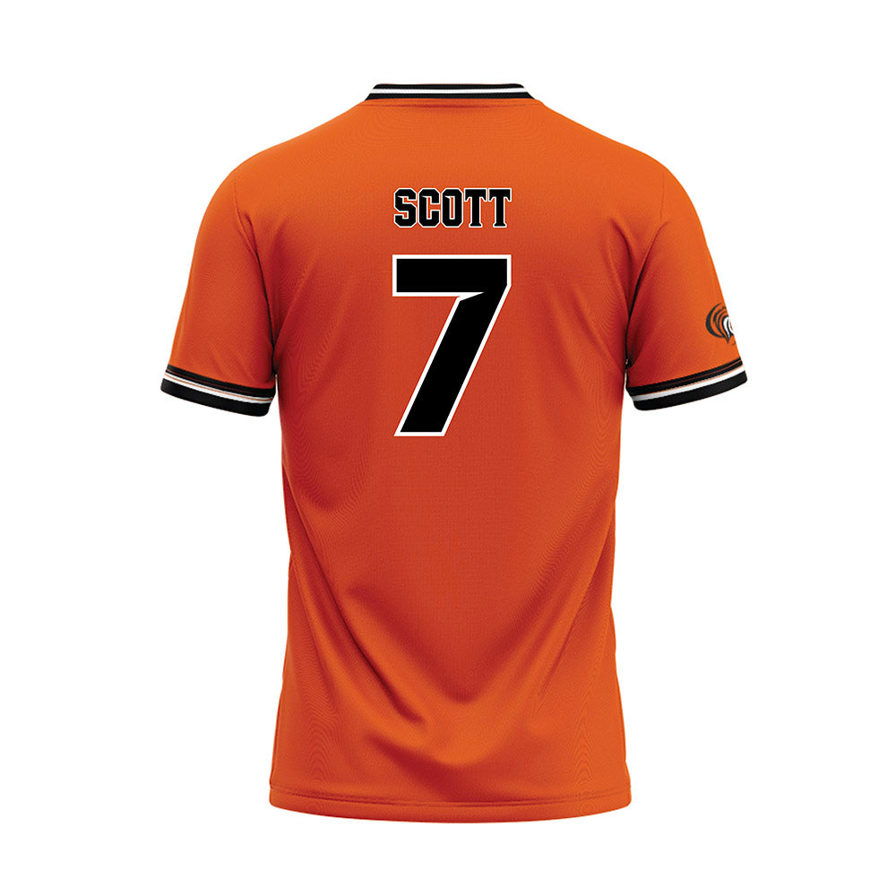 Pacific - NCAA Softball : Jayleen Scott - Orange Baseball Jersey-1