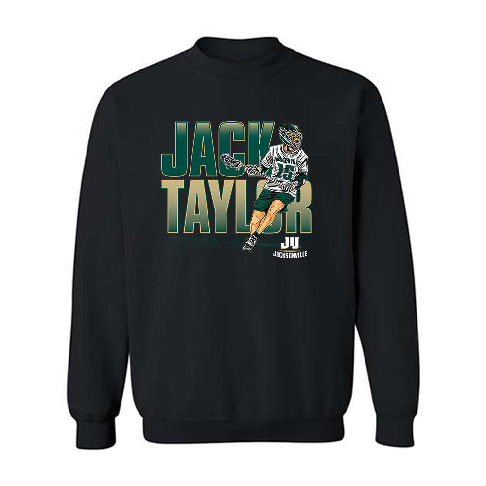 Jacksonville - NCAA Men's Lacrosse : Jack Taylor - Individual Caricature Crewneck Sweatshirt
