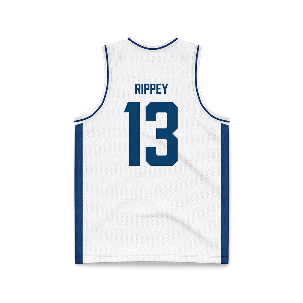 Saint Peter's - NCAA Women's Basketball : DeNaya Rippey - White Basketball Jersey-1