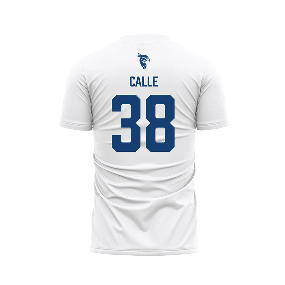 Saint Peter's - NCAA Men's Soccer : Jorge Calle - White Soccer Jersey-1