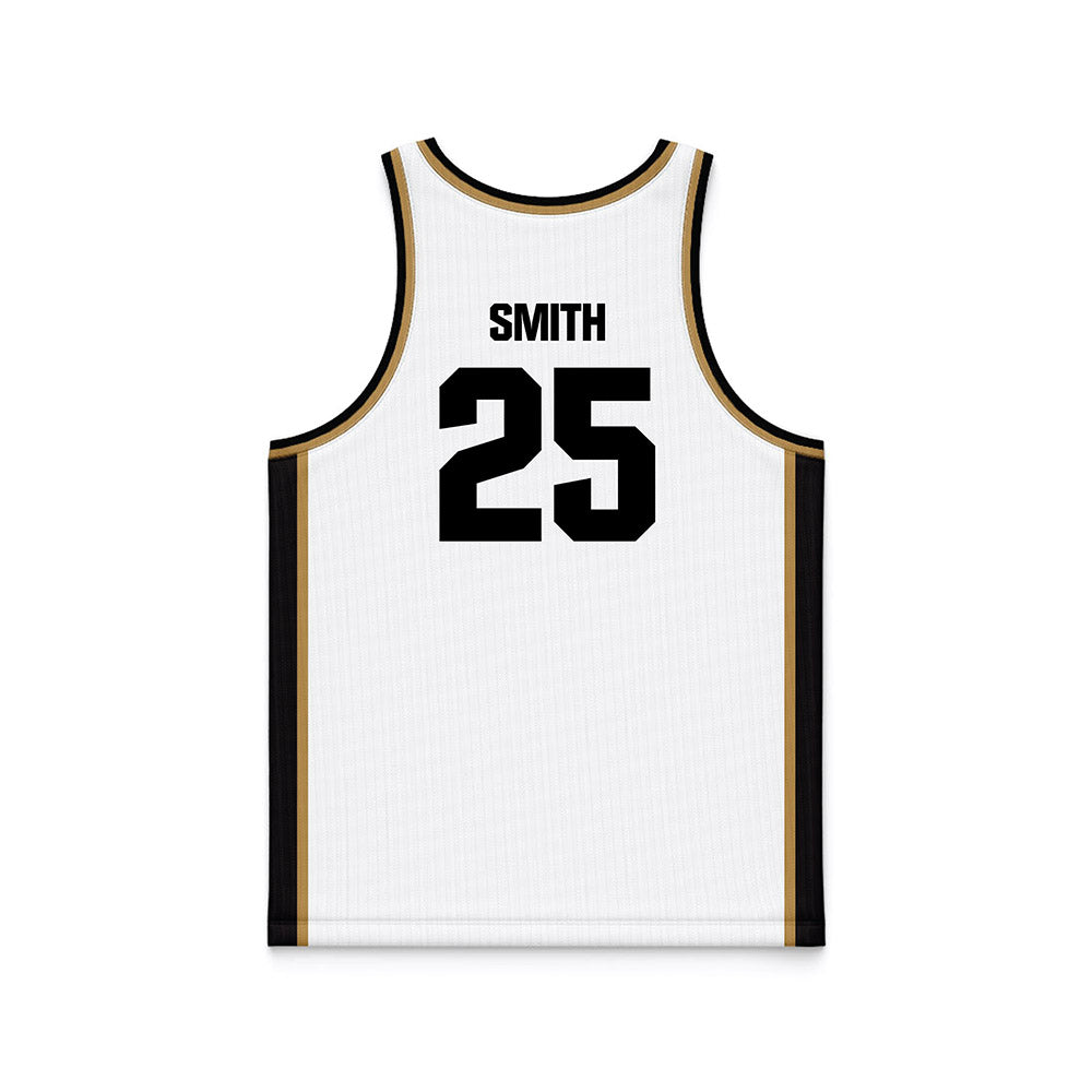 Oakland - NCAA Women's Basketball : Angelina Smith - White Basketball Jersey-1
