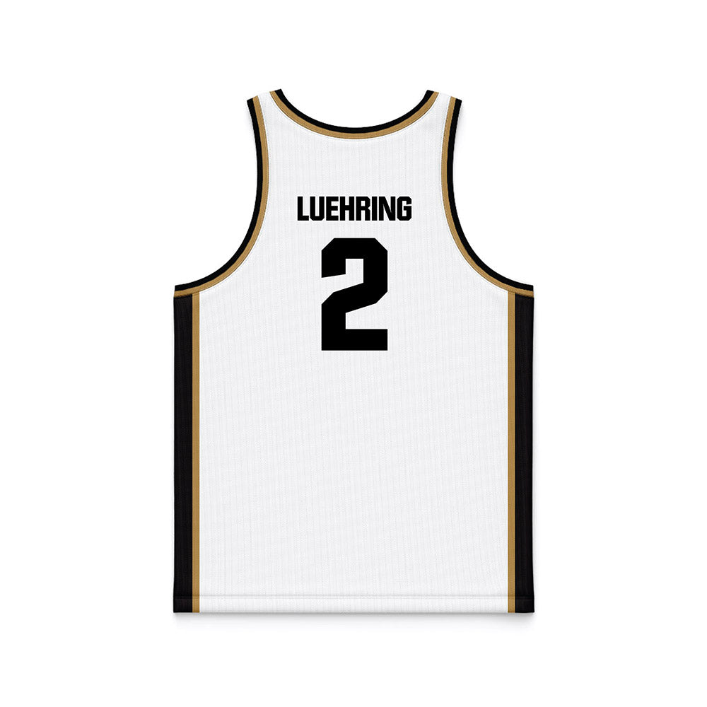 Oakland - NCAA Women's Basketball : Makenzie Luehring - White Basketball Jersey-1