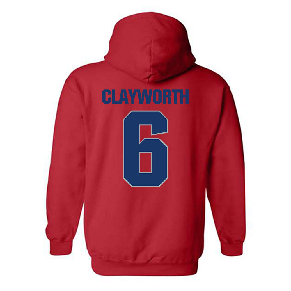 Francis Marion - NCAA Women's Volleyball : Kayla Clayworth - Hooded Sweatshirt-1