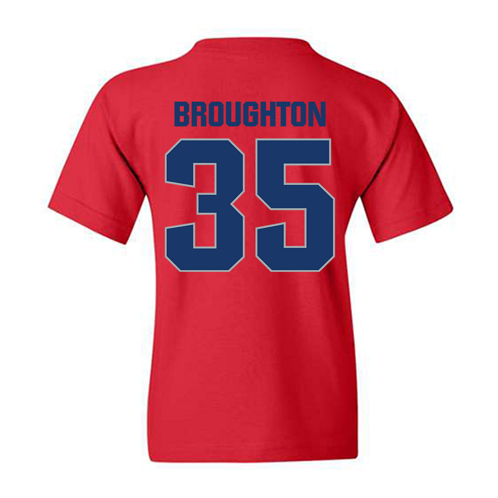 Francis Marion - NCAA Men's Basketball : Jaden Broughton - Youth T-Shirt-1