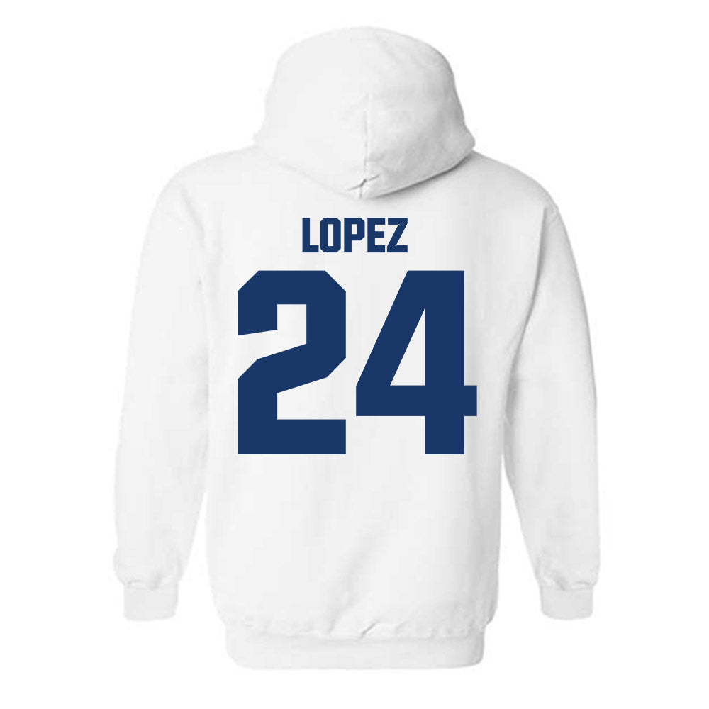 Francis Marion - NCAA Women's Soccer : Alena Lopez - Hooded Sweatshirt-1