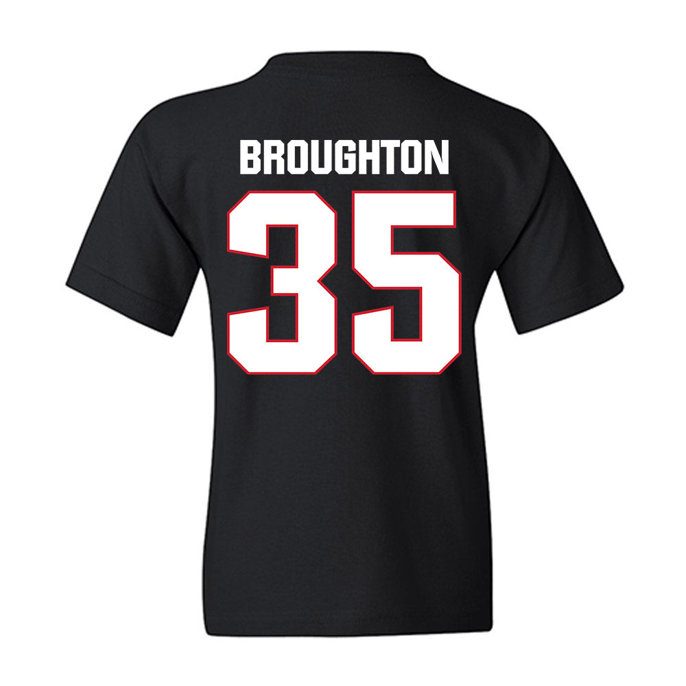 Francis Marion - NCAA Men's Basketball : Jaden Broughton - Youth T-Shirt-1