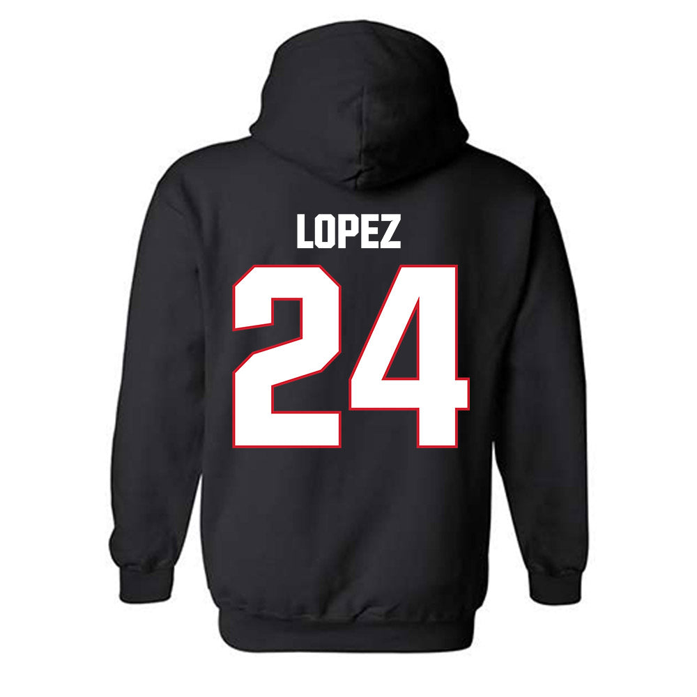 Francis Marion - NCAA Women's Soccer : Alena Lopez - Hooded Sweatshirt-1