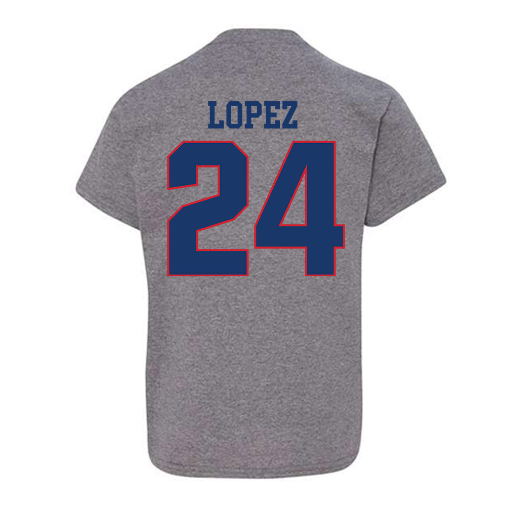 Francis Marion - NCAA Women's Soccer : Alena Lopez - Youth T-Shirt-1